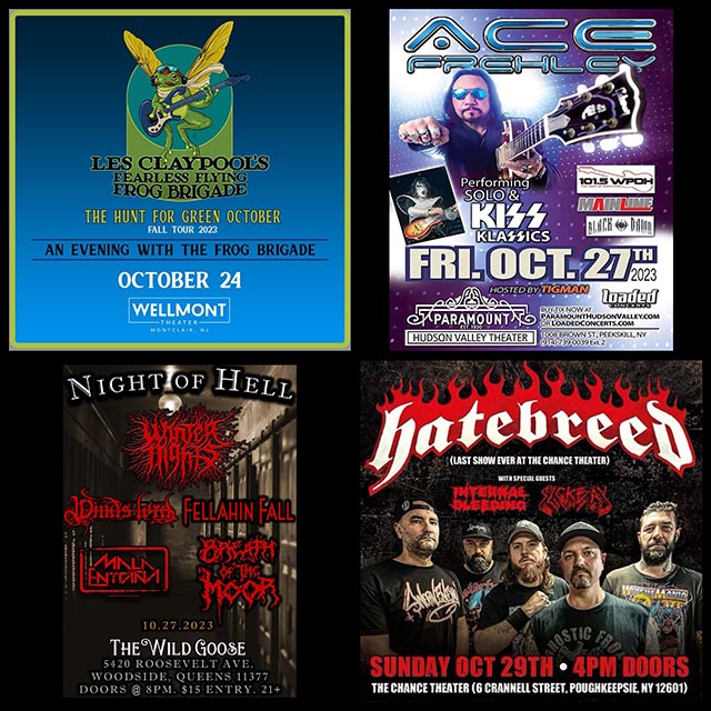 Concert Calendar (10/24-10/29): All METAL’S EVE FAST APPROACHES: Les Claypool, Hatebreed, & more