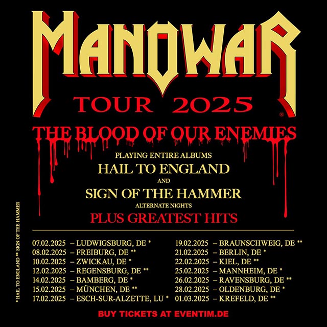 manowar tour 2024 europe