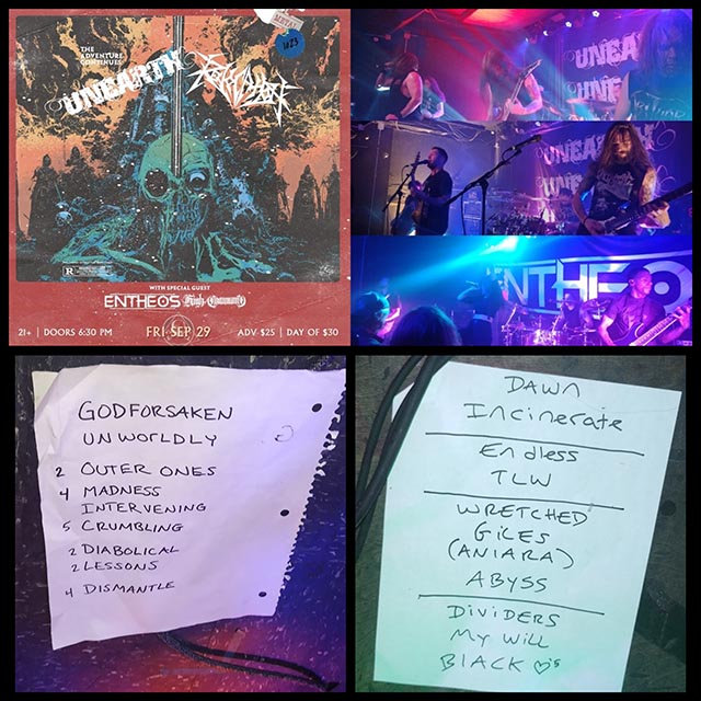 Live Gig Review: a diabolical and wretched opening night with Revocation and Unearth at the Saint Vitus Bar on 9/29/23