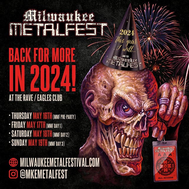 Milwaukee Metal Fest 2024 dates revealed, early bird tickets now on