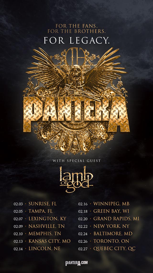Pantera announce 2024 tour dates w/ Lamb of God Metal Insider