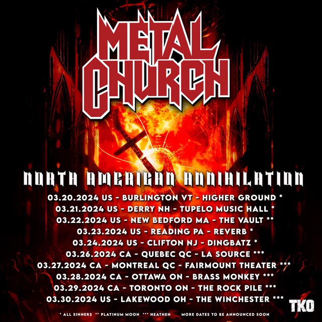 metal church tour history