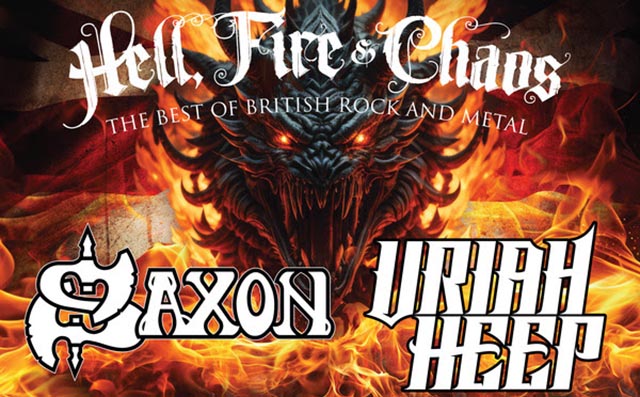 Saxon and Uriah Heep team up for co-headlining spring tour