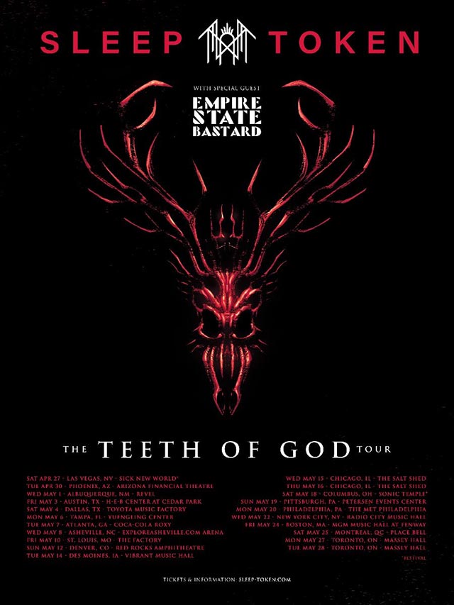 Sleep Token announce tour w/ Empire State Bastard