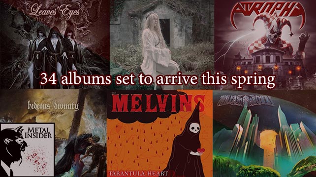 34 albums set to arrive this spring