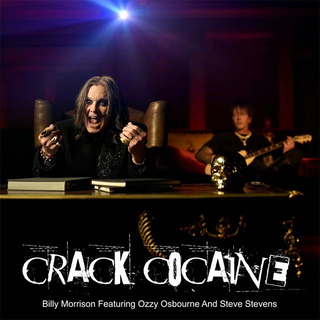 Billy Morrison teams up with Ozzy Osbourne & Steve Stevens for new single “Crack Cocaine”