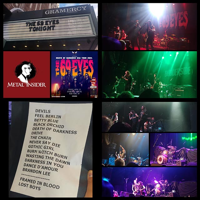 Live Gig Review: The 69 Eyes Dance with the Manhattan Devils at the Gramercy Theatre on 4/12/24