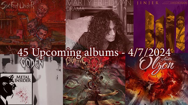 Preview: 45 upcoming albums set for release – 04/07/2024