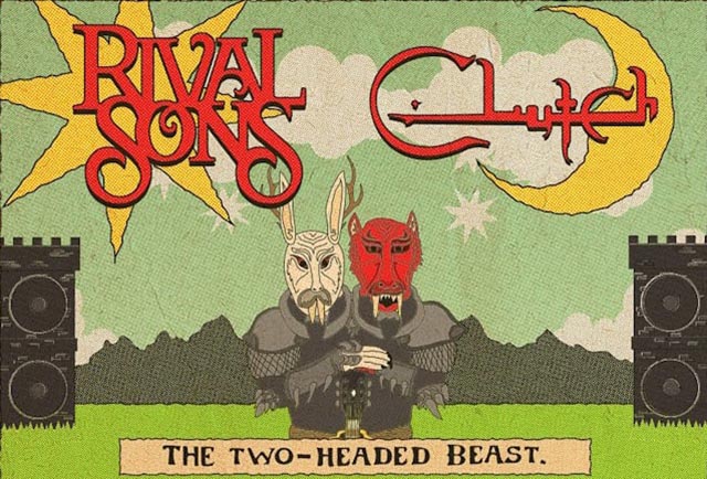Clutch and Rival Sons Announce ‘The Two Headed Beast’ North American Tour