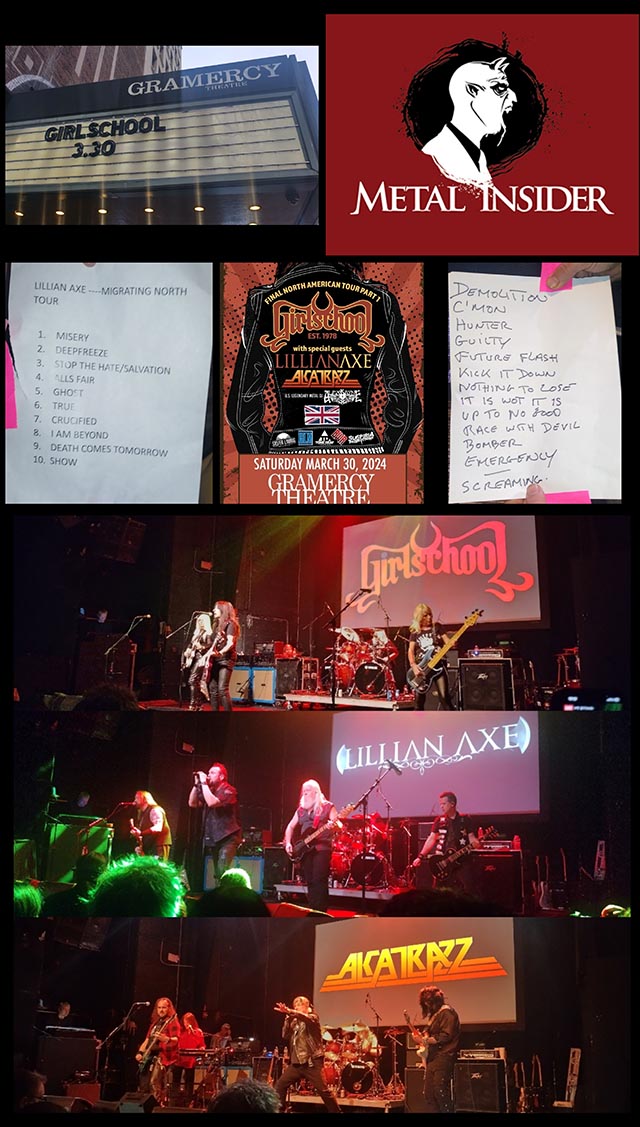 Live Gig Review: The Last Act of Demolition from Girlschool at the Gramercy Theatre on 3/30/24