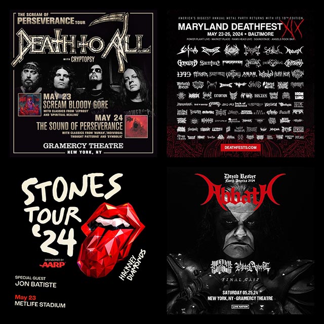 Concert Calendar (5/21-5/26): This Summer Is Gonna Get Loud – Maryland Deathfest, Abbath, & more