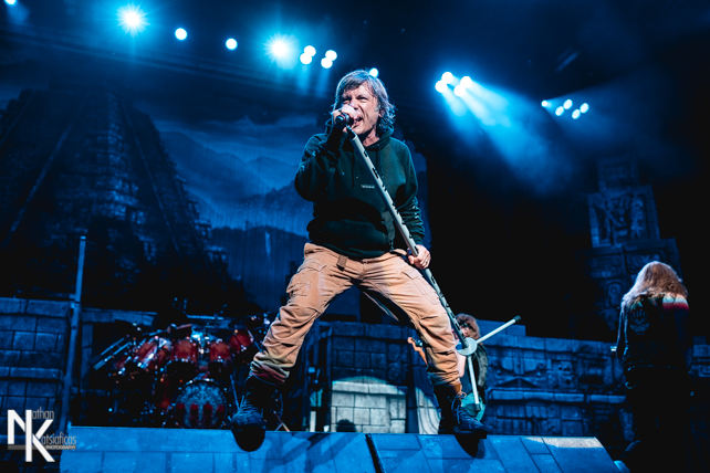 The chapter ends on Iron Maiden’s ‘Book Of Souls’ tour