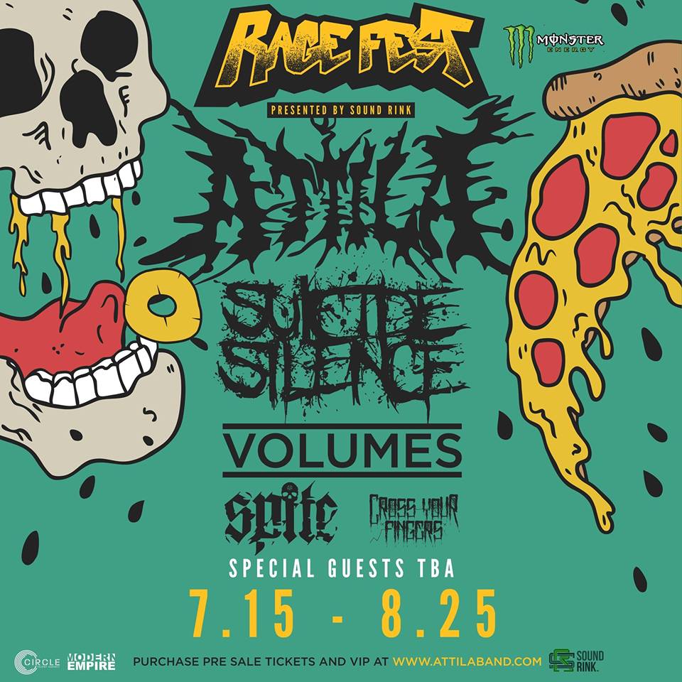 Attila announces summer tour w/ Suicide Silence, Volumes and more