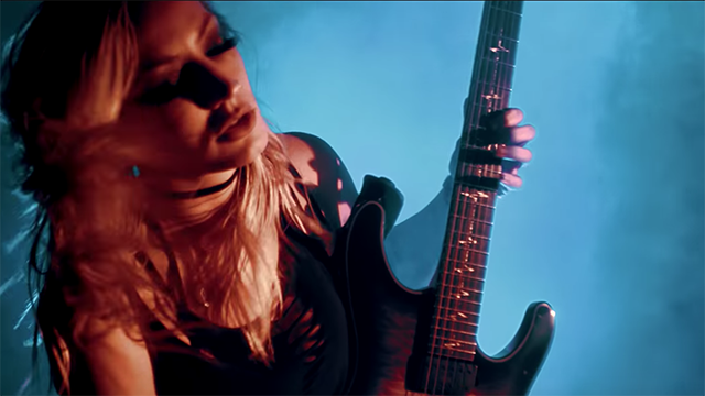 Watch Nita Strauss’ music video for “Mariana Trench”