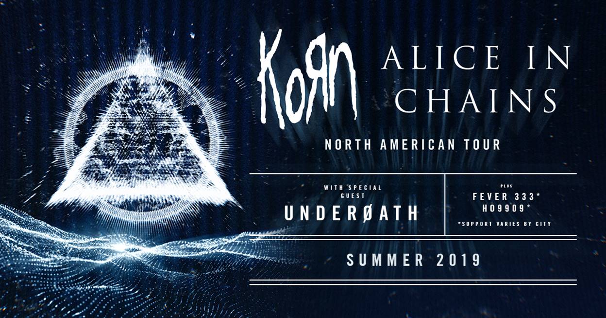 KoRn and Alice In Chains announce co-headlining Tour