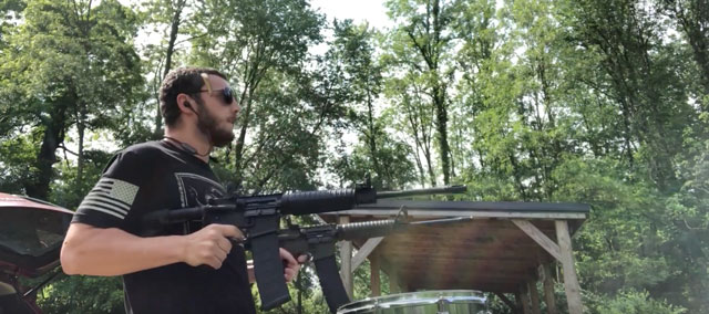 Watch “Gun Drummer” cover Slipknot, Lamb of God, etc. with AR-15’s