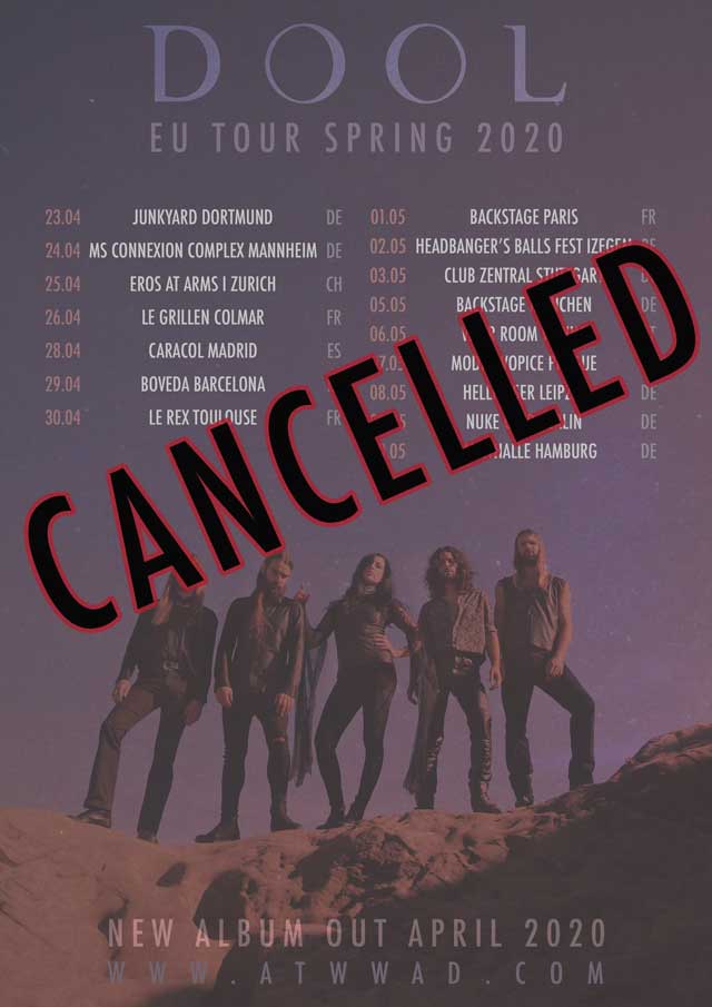 Coronavirus: Dool European tour CANCELLED