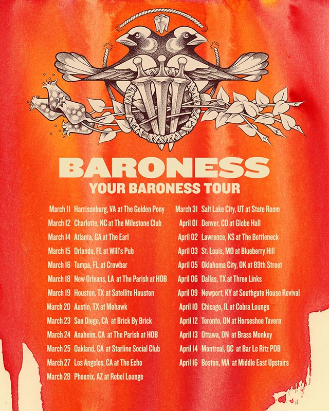 Baroness_Rescheduled_TourDates_2022 | Metal Insider