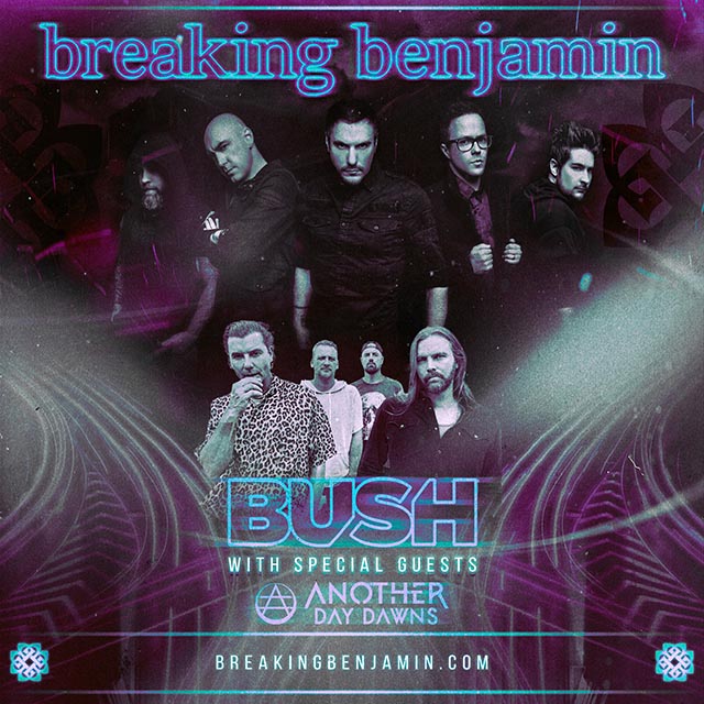 Breaking Benjamin announce spring tour w/ Bush & Another Day Dawns