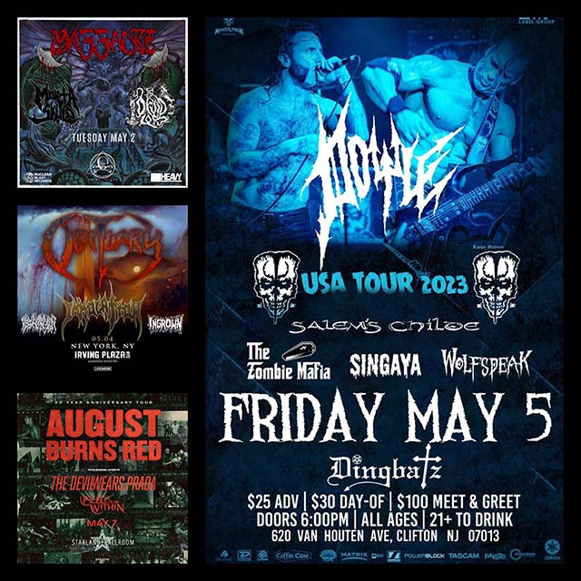 Concert Calendar (5/01-5/07): Beyond the Metal: Obituary, Chelsea Grin, & more