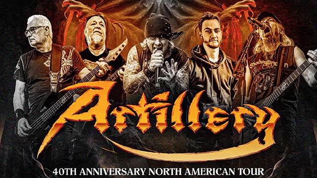 Artillery announce 40th Anniversary tour dates