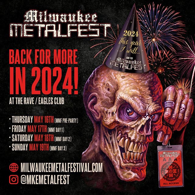 Milwaukee Metal Fest 2024: dates revealed, early bird tickets now on sale