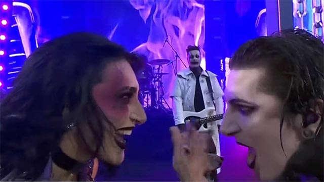 Motionless In White perform Rhea Ripley’s WrestleMania 40 entrance