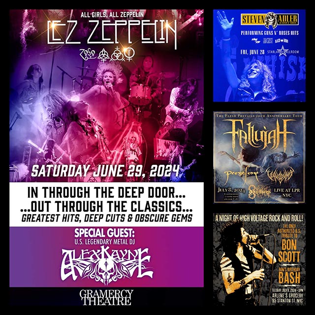 Concert Calendar (6/28-7/13): Summer’s Lethal Strike. Lez Zeppelin, Fallujah, & more