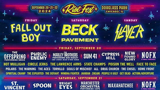 Riot Fest 2024 stays in Chicago’s Douglass Park, cancels planned move to SeatGeek Stadium