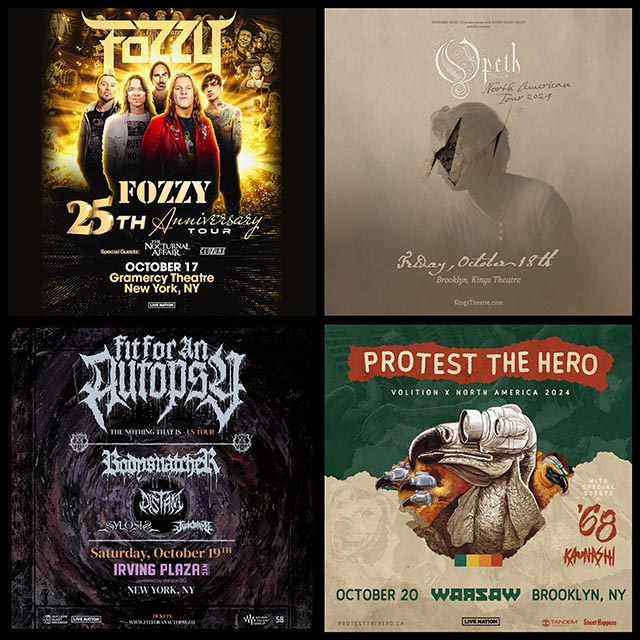 Concert Calendar (10/15-10/20) This Week is Not Looking So Bad: Opeth, Protest the Hero, & more