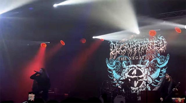 Watch Decapitated perform live with new vocalist Eemeli Bodde