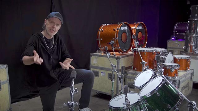 Metallica’s Lars Ulrich celebrates 40 years with Tama in limited-edition signature drum kit release