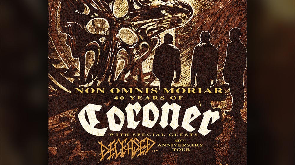 Coroner announce 2025 Tour with Deceased