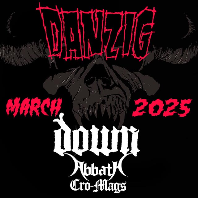 Danzig reveals 2025 March West Coast Tour Dates