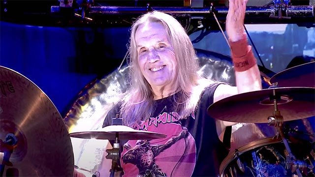 Iron Maiden share thank you video honoring drummer Nicko McBrain