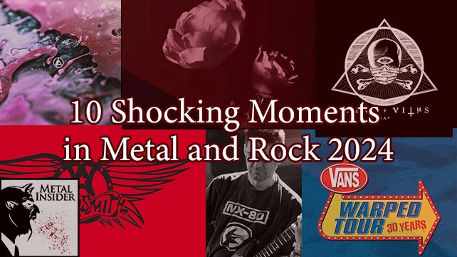 10 Shocking Moments in Metal and Rock 2024