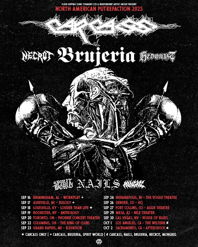 Carcass_Tour_2025_Brujeria | Metal Insider
