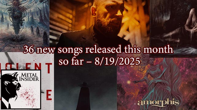 Catch up now: 36 new songs released this month so far – 8/19/2025