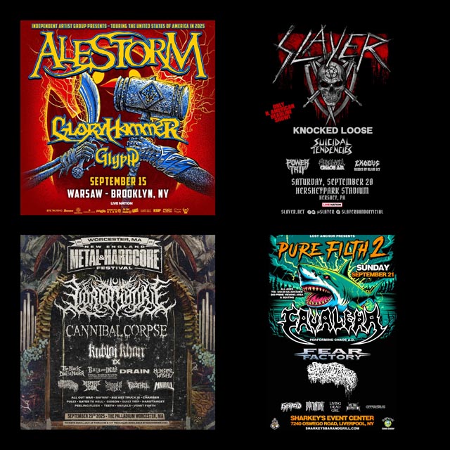 Concert Calendar (09/15-09/21) Gigs, Wild Parties and Shredding: Alestorm, Slayer, & more
