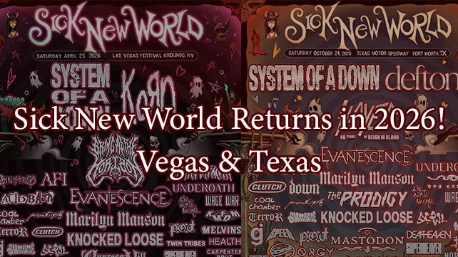 System of a Down lead massive 2026 Sick New World expansion in Vegas & Texas