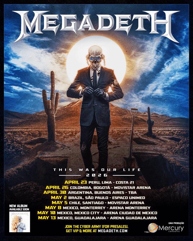 Megadeth_Latin_American_Tour_2026 | Metal Insider