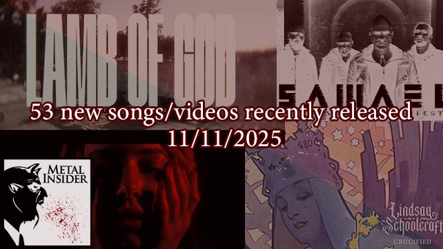 Catch up now: 53 new songs/videos recently released – 11/11/2025