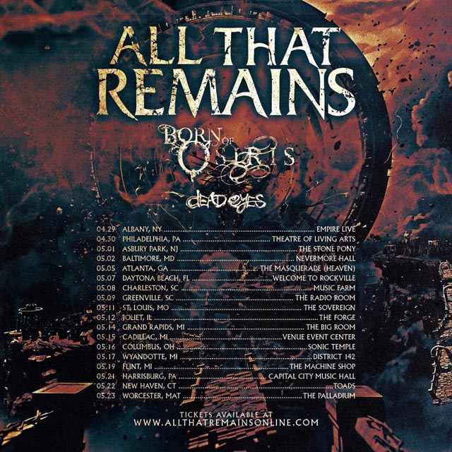 All_That_Remains_2026_Tour | Metal Insider