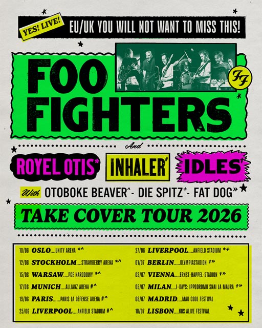 FooFighters_EU_Tour_2026 | Metal Insider