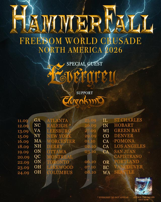 Hammerfall_2026_Tour | Metal Insider