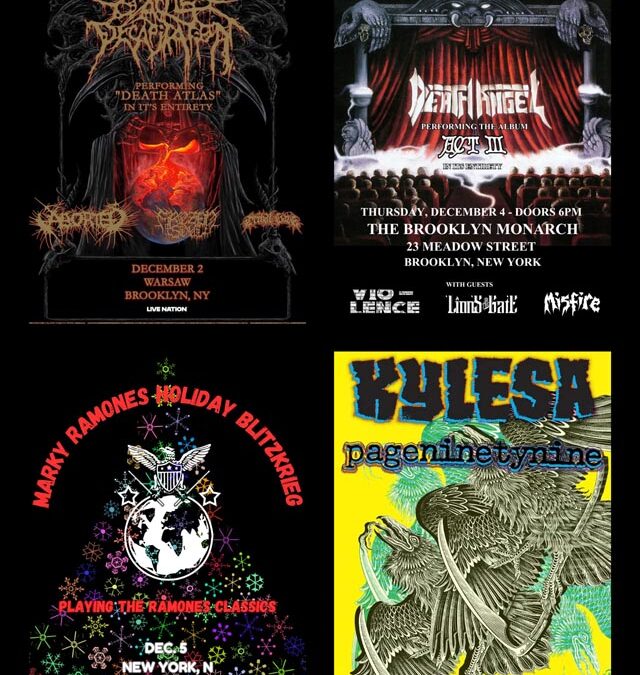 Concert Calendar (12/02-12/07) 2025’s Metal’s X-mas Parties Begin: Cattle Decapitation, Kylesa, & more
