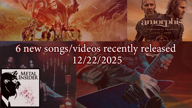 Catch up now: 6 new songs/videos recently released – 12/22/2025