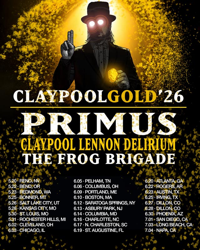 ClaypoolGold_2026_Tour | Metal Insider