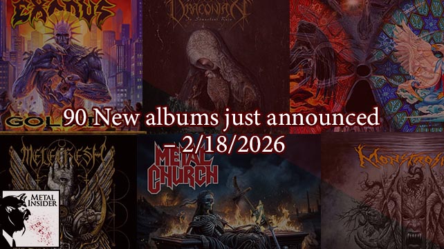 Explore 90 New albums just announced – 2/18/2026